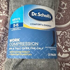 Dr. Scholl's Gray Work Compression Socks for Men